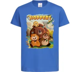 Детская футболка Hoppers art Ярко-синий фото