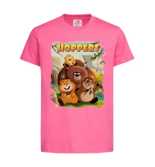 Детская футболка Hoppers art Ярко-розовый фото