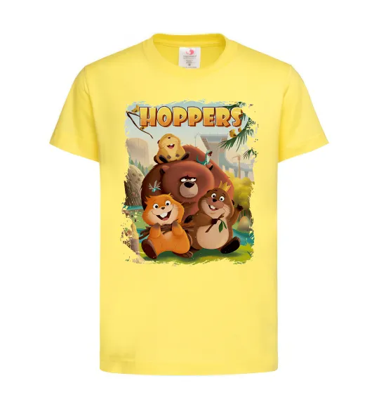 Детская футболка Hoppers art Лимонный фото
