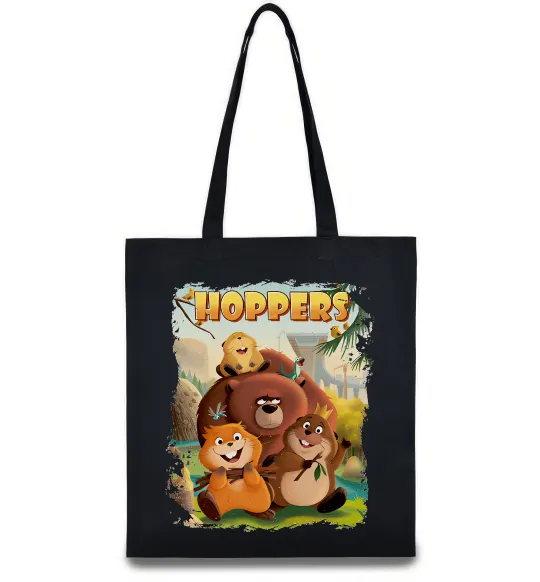 Эко-сумка Hoppers art Черный фото