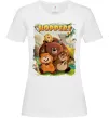 Женская футболка Hoppers art Белый фото