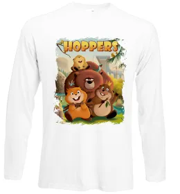 Лонгслив Hoppers art Белый фото