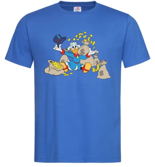 Мужская футболка Скрудж Макдак Ярко-синий фото