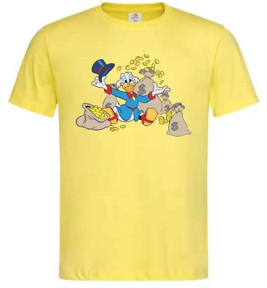 Мужская футболка Скрудж Макдак Лимонный фото
