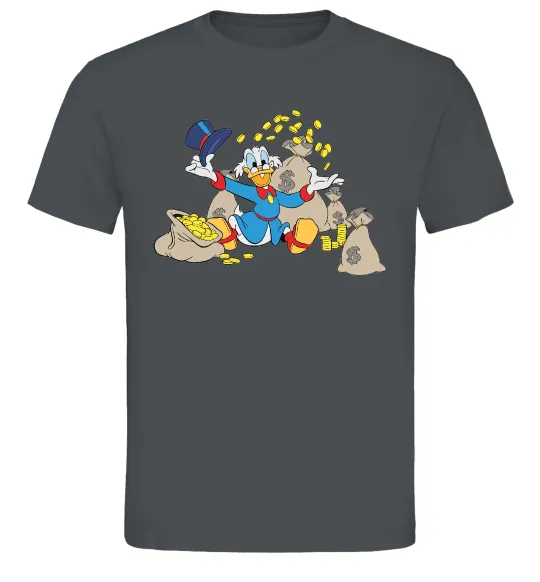 Мужская футболка Скрудж Макдак Графит фото