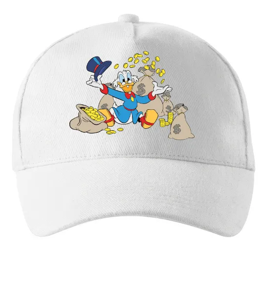 Кепка Скрудж Макдак Белый фото