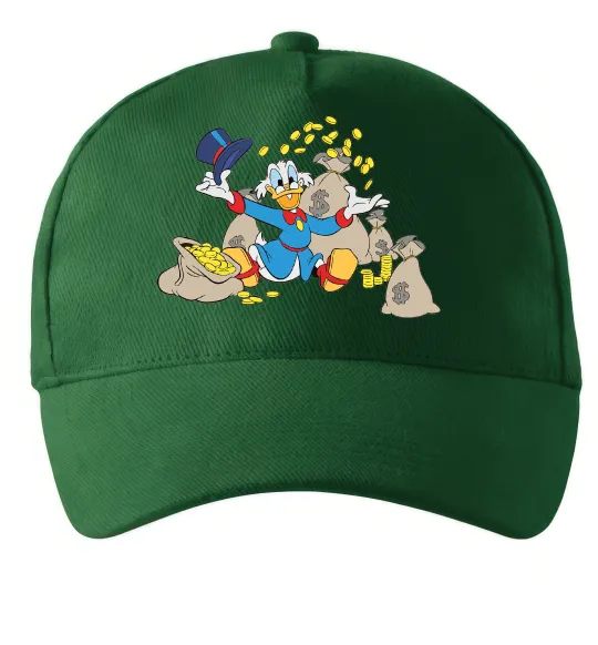 Кепка Скрудж Макдак Темно-зеленый фото