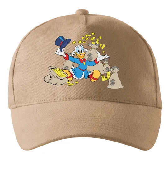 Кепка Скрудж Макдак Песочный фото
