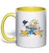 Чашка с цветной ручкой Скрудж Макдак Лимонный фото