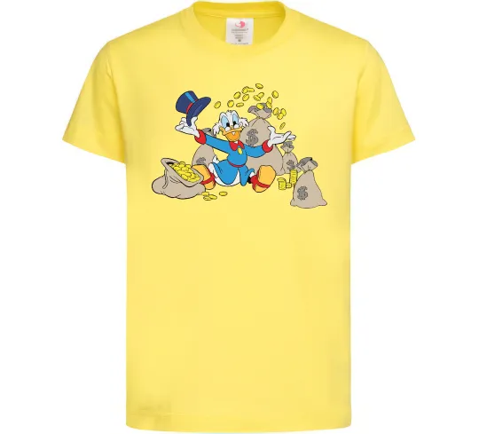 Детская футболка Скрудж Макдак Лимонный фото