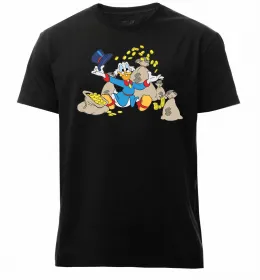 Мужская премиум футболка Air McQuack Черный фото