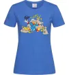 Женская футболка Скрудж Макдак Ярко-синий фото