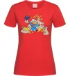 Женская футболка Скрудж Макдак Красный фото