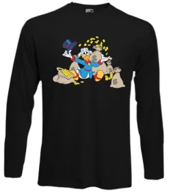 Лонгслив Скрудж Макдак Черный фото