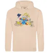 Женская толстовка (худи) Скрудж Макдак Песочный фото