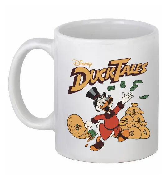 Чашка керамическая Duck Tales Скрудж Белый фото