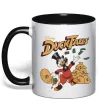 Чашка с цветной ручкой Duck Tales Скрудж Черный фото