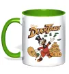 Чашка с цветной ручкой Duck Tales Скрудж Лаймовый фото