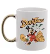 Чашка с цветной ручкой Duck Tales Скрудж Золото фото