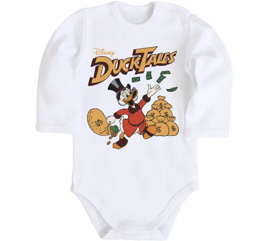 Детский боди Duck Tales Скрудж Белый фото