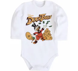 Детский боди Duck Tales Скрудж Белый фото