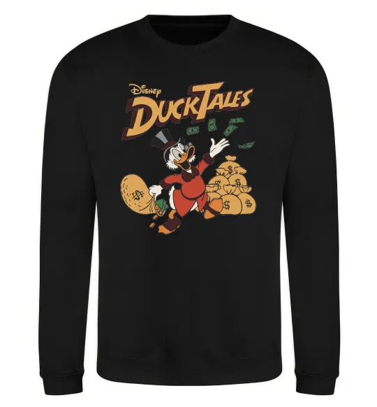 Світшот Duck Tales Скрудж Чорний фото
