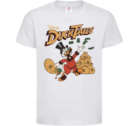 Детская футболка Duck Tales Скрудж Белый фото