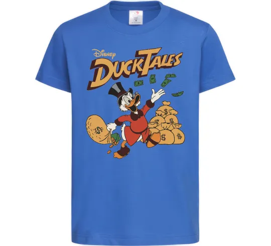 Детская футболка Duck Tales Скрудж Ярко-синий фото