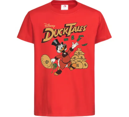 Детская футболка Duck Tales Скрудж Красный фото