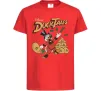 Детская футболка Duck Tales Скрудж Красный фото