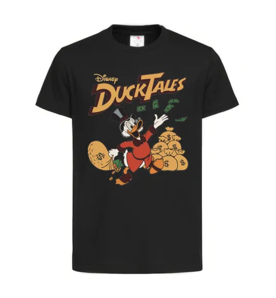 Детская футболка Duck Tales Скрудж Черный фото