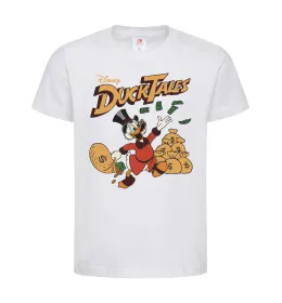 Дитяча футболка Duck Tales Скрудж Білий фото