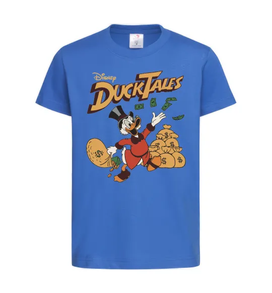 Детская футболка Duck Tales Скрудж Ярко-синий фото