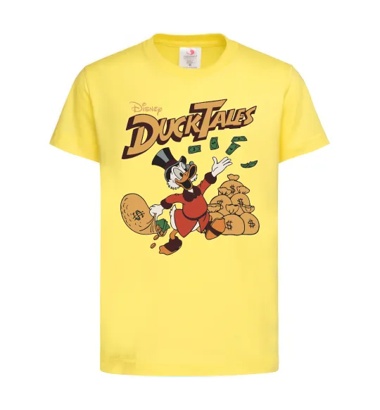 Детская футболка Duck Tales Скрудж Лимонный фото