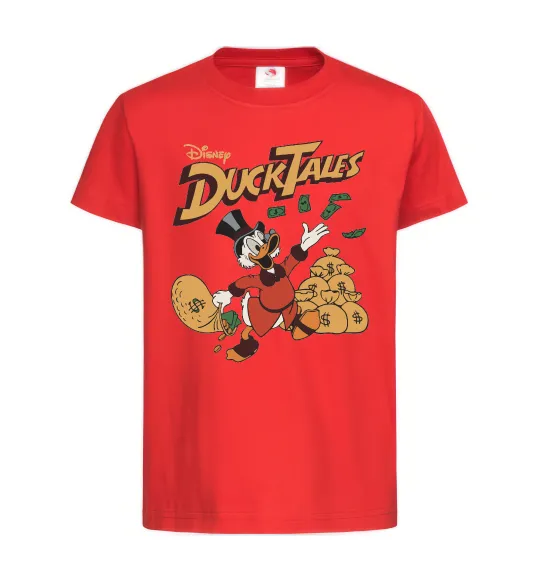Детская футболка Duck Tales Скрудж Красный фото