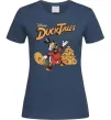 Женская футболка Duck Tales Скрудж Темно-синий фото