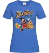 Женская футболка Duck Tales Скрудж Ярко-синий фото