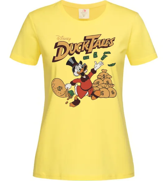 Женская футболка Duck Tales Скрудж Лимонный фото