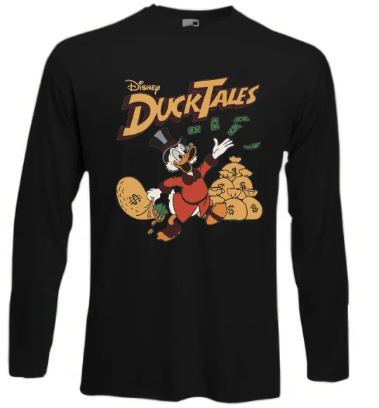 Лонгслив Duck Tales Скрудж Черный фото