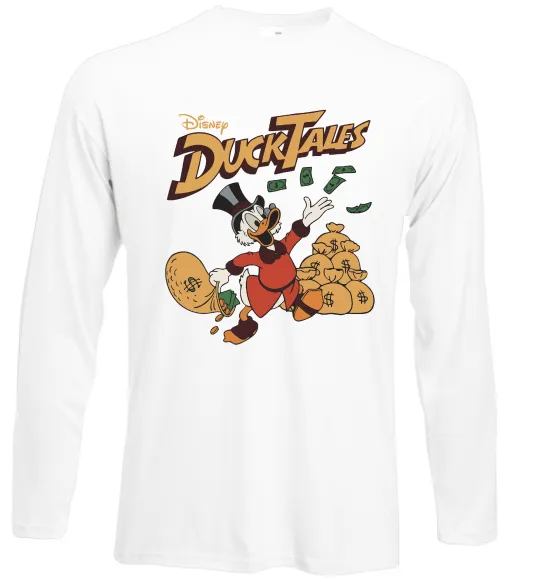 Лонгслив Duck Tales Скрудж Белый фото