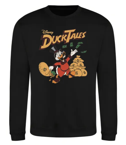 Свитшот Duck Tales Скрудж Черный фото