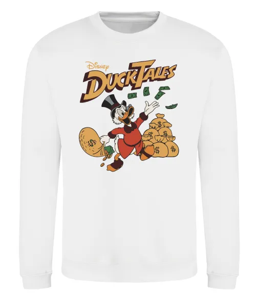 Свитшот Duck Tales Скрудж Белый фото