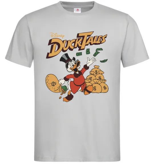 Мужская футболка Duck Tales Скрудж Серый фото