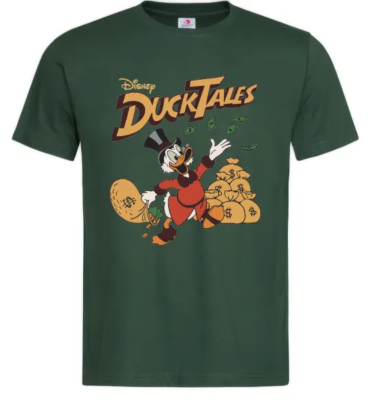 Мужская футболка Duck Tales Скрудж Темно-зеленый фото