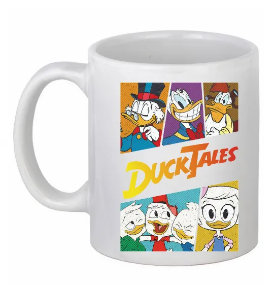 Чашка керамическая Качині історії колаж Белый фото