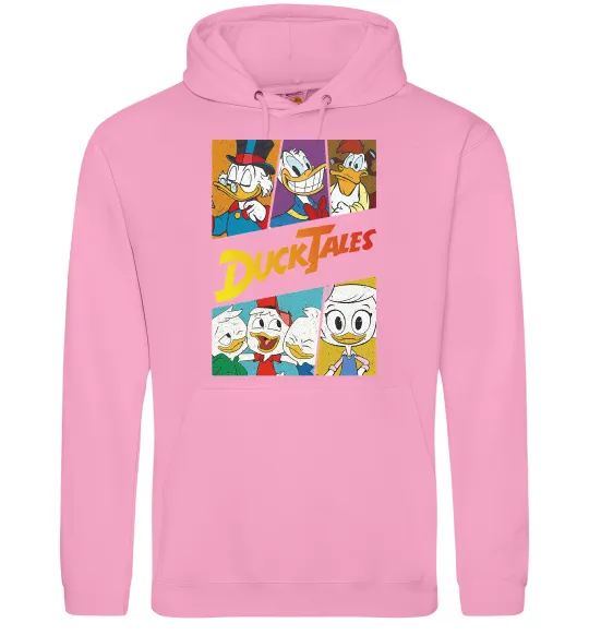 Мужская толстовка (худи) Качині історії колаж Розовый фото