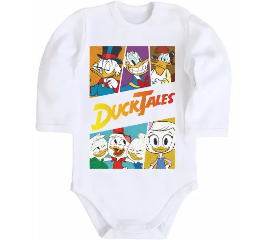 Детский боди Качині історії колаж Белый фото