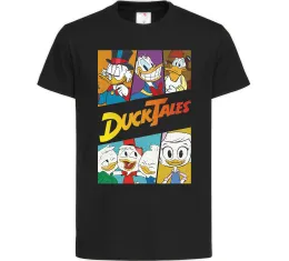 Детская футболка Качині історії колаж Черный фото