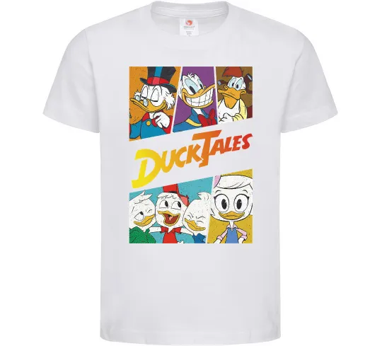 Детская футболка Качині історії колаж Белый фото