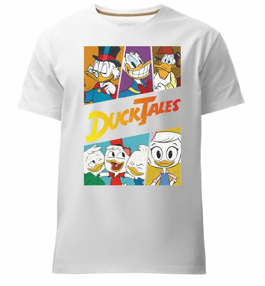 Мужская премиум футболка Качині історії колаж Белый фото